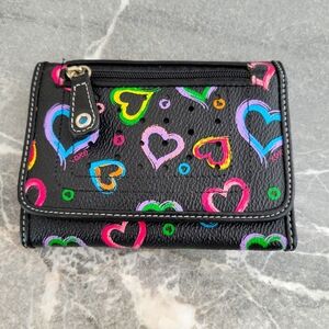 XOXO TEXTURED VEGAN WALLET